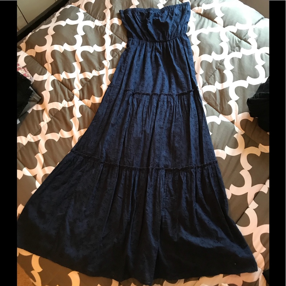 Navy Blue Maxi Dress